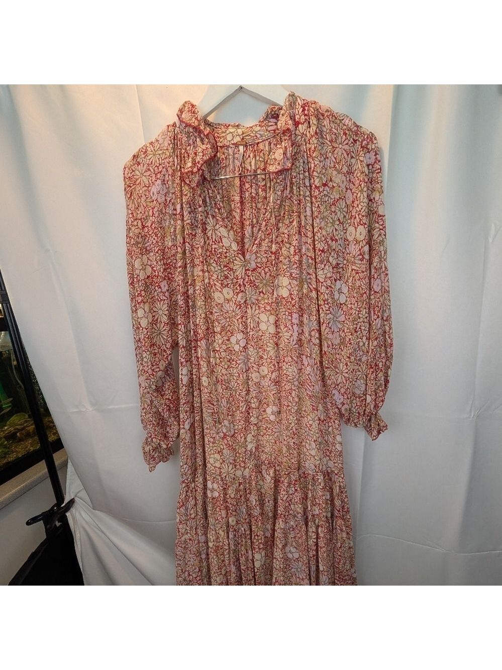 Free People maxi tiered dress XS in EUC - Picture 5 of 16